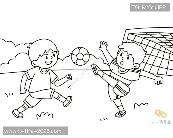 幼儿简笔画教程踢足球的快乐瞬间与技巧分享